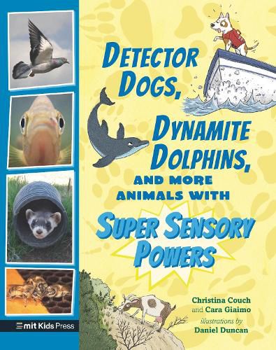 Cover image for Detector Dogs, Dynamite Dolphins, and More Animals with Super Sensory Powers