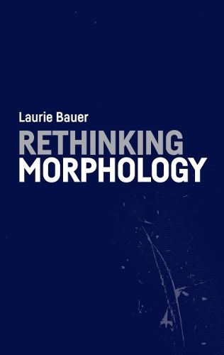 Cover image for Rethinking Morphology