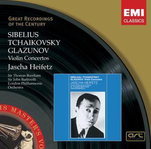 Cover image for Sibelius Tchaikovsky Glazunov Violin Concerto