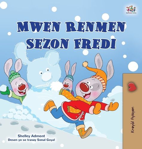 Cover image for I Love Winter (Haitian Creole Book for Kids)