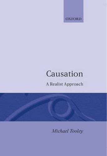 Cover image for Causation: A Realistic Approach