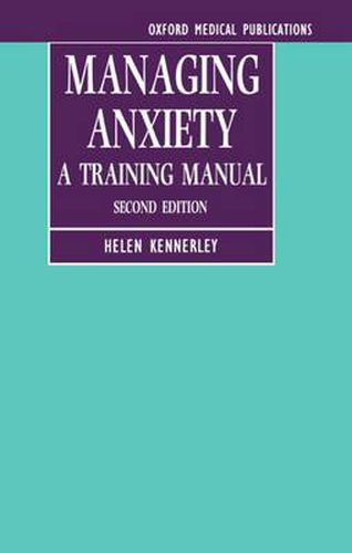 Cover image for Managing Anxiety: A Training Manual