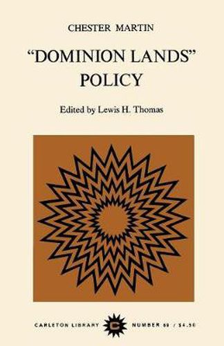 Cover image for Dominion Lands Policy