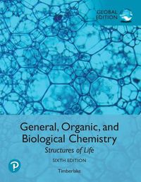 Cover image for Pearson Modified MasteringChemistry with Pearson eText - Instant Access - for General, Organic, and Biological Chemistry: Structures of Life, Global Edition