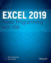 Cover image for Excel 2019 Power Programming with VBA