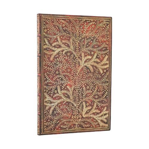 Cover image for 2026 Wildwood (Tree of Life) Maxi 12-month Horizontal Softcover Flexi Dayplanner 2026 (Elastic Band Closure)