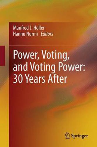 Cover image for Power, Voting, and Voting Power: 30 Years After