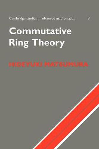 Cover image for Commutative Ring Theory