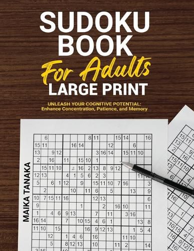 Cover image for Hexadoku - Sudoku Book for Adults Large Print