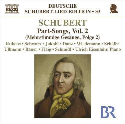 Cover image for Schubert Part Songs Volume 2