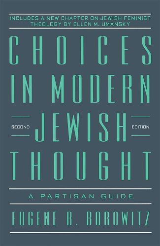 Choices in Modern Jewish Thought