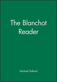 Cover image for The Blanchot Reader