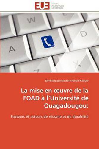 Cover image for La Mise En Uvre de La Foad L'Universit de Ouagadougou