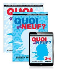 Cover image for Quoi de Neuf ? 3+4 Student Book, eBook and Activity Book