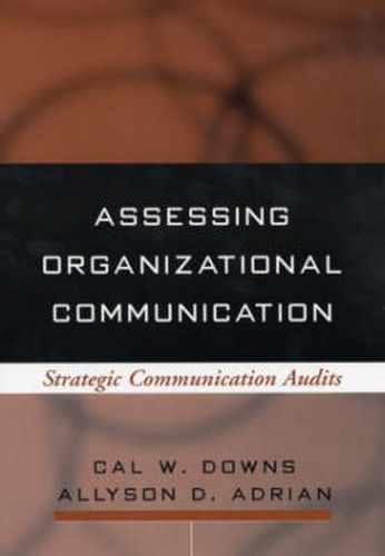 Cover image for Assessing Organizational Communication: Strategic Communication Audits