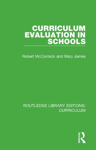 Cover image for Curriculum Evaluation in Schools