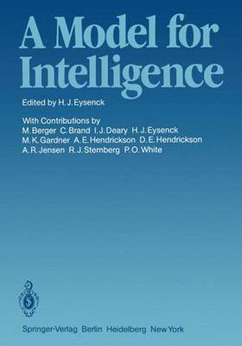 Cover image for A Model for Intelligence