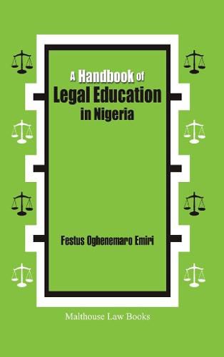 Cover image for A Handbook of Legal Education in Nigeria