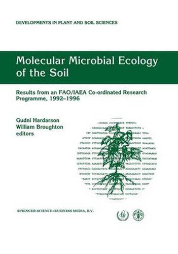 Cover image for Molecular Microbial Ecology of the Soil: Results from an FAO/IAEA Co-ordinated Research Programme, 1992-1996