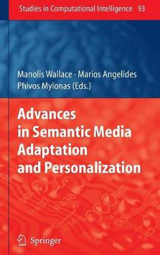 Cover image for Advances in Semantic Media Adaptation and Personalization