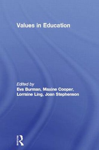 Cover image for Values in Education