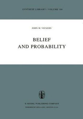 Cover image for Belief and Probability