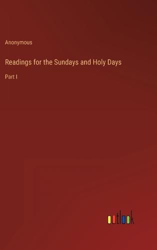 Cover image for Readings for the Sundays and Holy Days