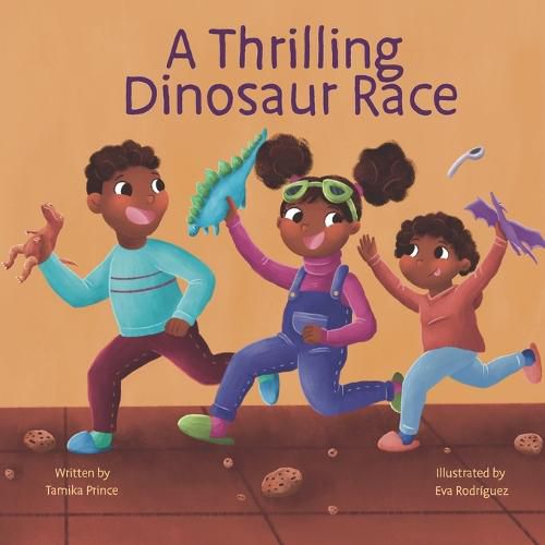 Cover image for A Thrilling Dinosaur Race