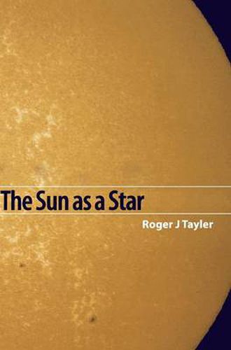 Cover image for The Sun as a Star