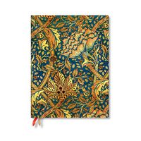 Cover image for Paperblanks 2024-2025 Weekly Planner Morris Windrush William Morris 18-Month Ultra Vertical Elastic Band 208 Pg 80 GSM