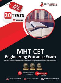 Cover image for MHT CET Engineering Exam 2023 - Mathematics, Physics and Chemistry (PCM Group) - 20 Mock Tests (1500 Solved Questions) with Free Access To Online Tests