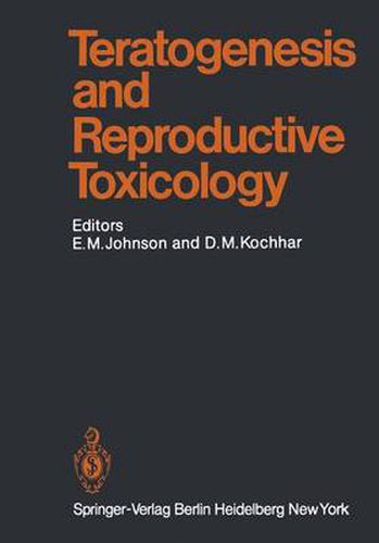 Cover image for Teratogenesis and Reproductive Toxicology