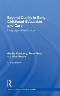 Cover image for Beyond Quality in Early Childhood Education and Care: Languages of Evaluation