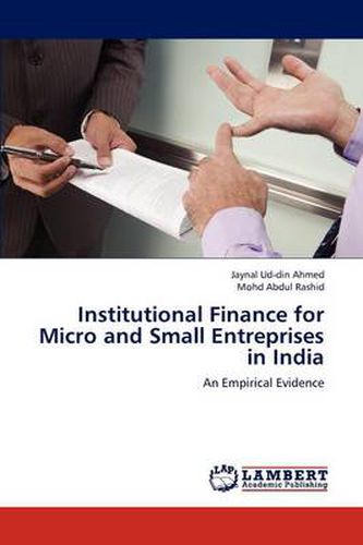 Institutional Finance for Micro and Small Entreprises in India