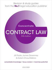 Cover image for Contract Law Concentrate: Law Revision and Study Guide