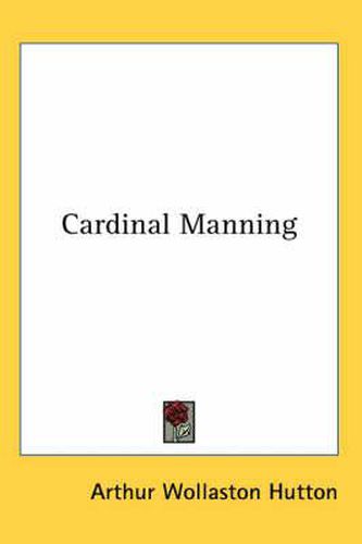 Cover image for Cardinal Manning
