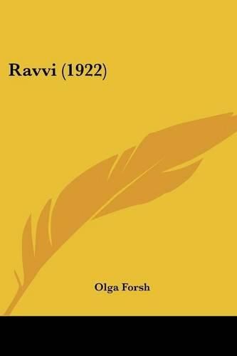 Cover image for Ravvi (1922)