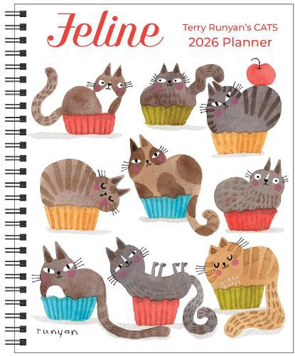 Cover image for Feline 12-Month 2026 Monthly/Weekly Planner Calendar