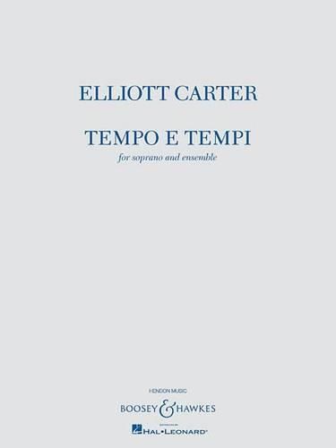 Cover image for Tempo E Tempi: For Soprano and Ensemble