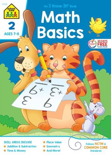 Cover image for School Zone Math Basics Grade 2 Workbook