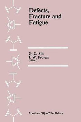 Cover image for Defects, Fracture and Fatigue: Proceedings of the Second International Symposium, held at Mont Gabriel, Canada, May 30-June 5, 1982