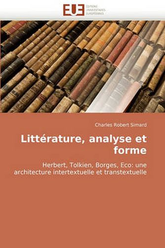 Cover image for Littrature, Analyse Et Forme