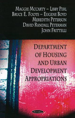 Department of Housing & Urban Development Appropriations