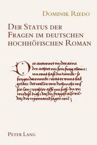 Cover image for Der Status der Fragen im deutschen hochhoefischen Roman