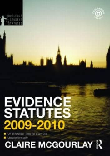 Evidence Statutes 2009-2010