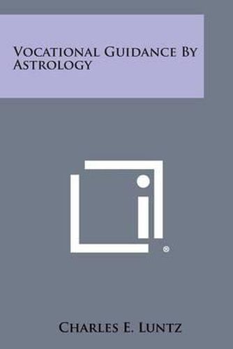 Cover image for Vocational Guidance by Astrology