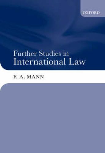 Cover image for Further Studies in International Law