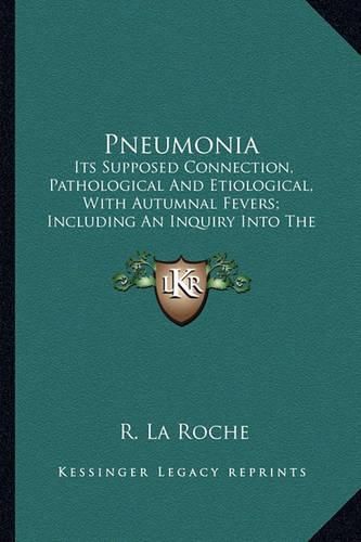 Cover image for Pneumonia