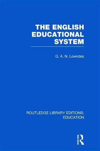 Cover image for The English Educational System