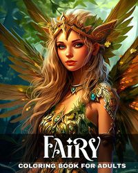 Cover image for Fairy Coloring Book for Adults